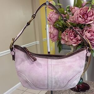 Coach Soho Mauve Suede Handband